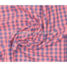 100% Cotton Check Flannel Twill Yarn Dyed Fabric Textile For Shirts ,Garment21*21/64*54